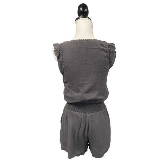 Free People Romper Charcoal Gray XS - Picture 9 of 15